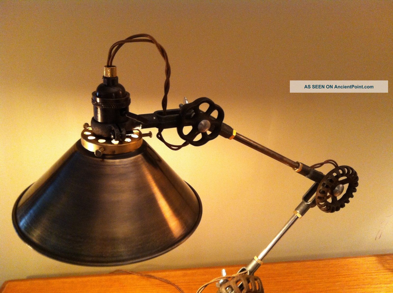 steampunk desk lamp photo - 4