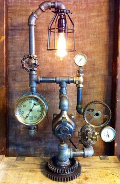 steampunk lamps photo - 3