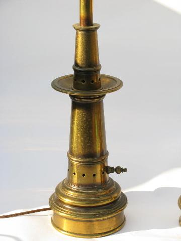 stiffel brass table lamps photo - 5