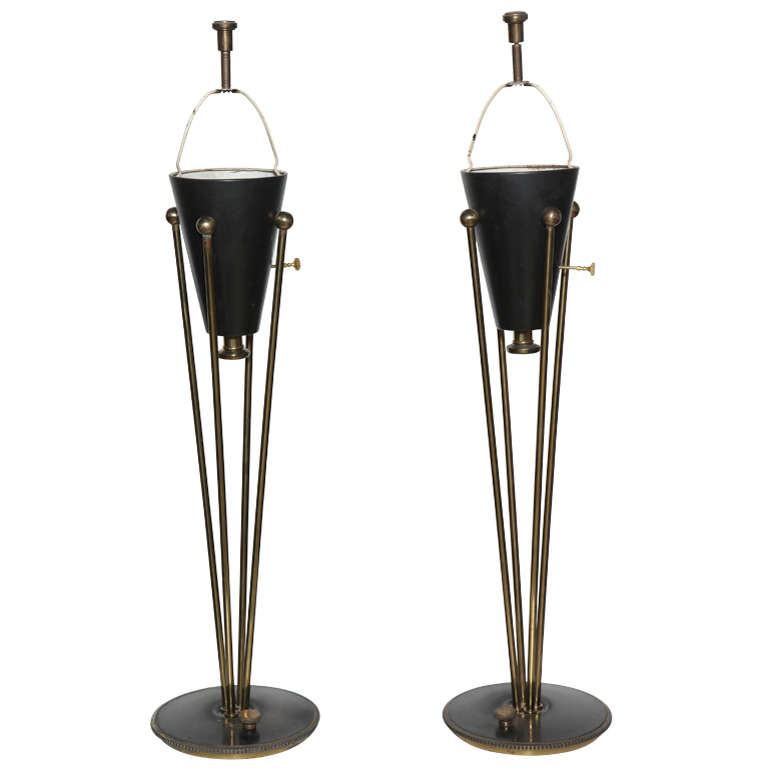 stiffel brass table lamps photo - 8