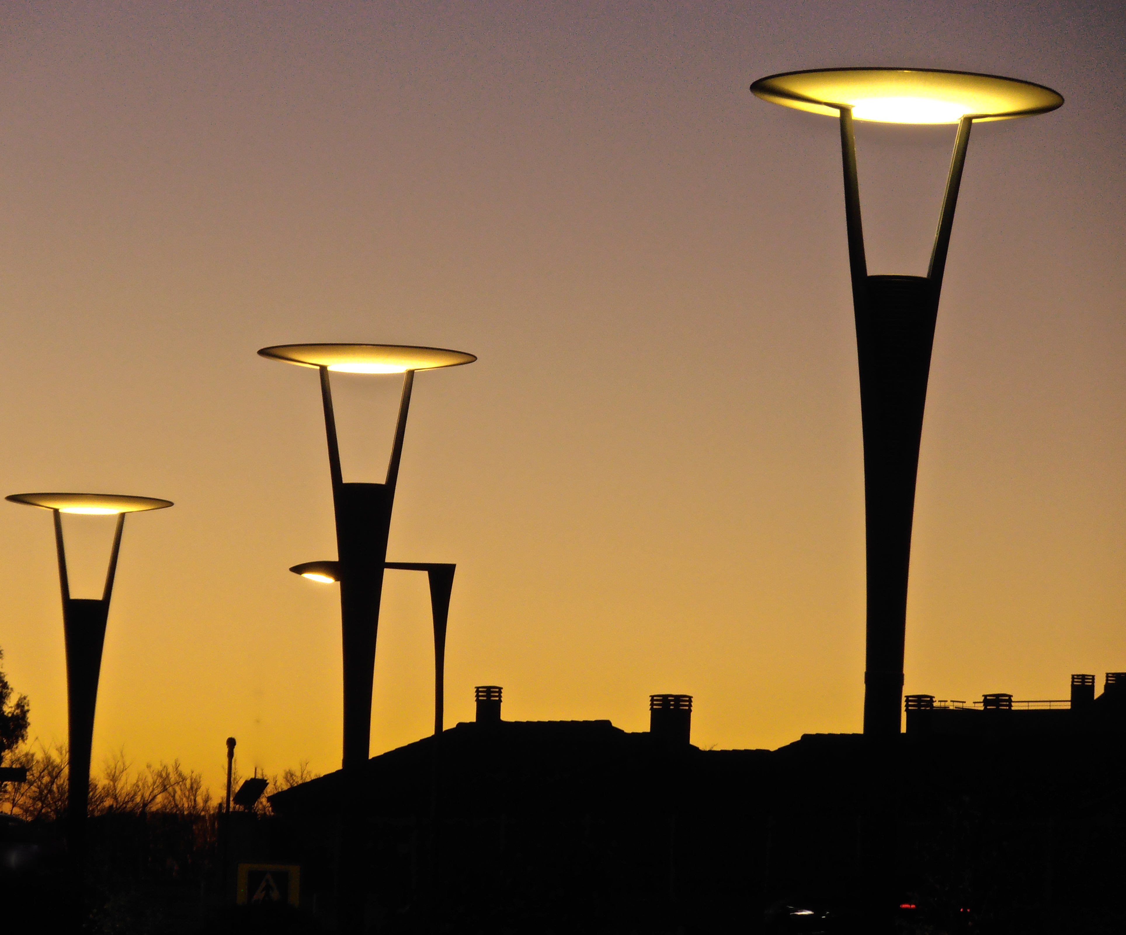 street lamps photo - 6