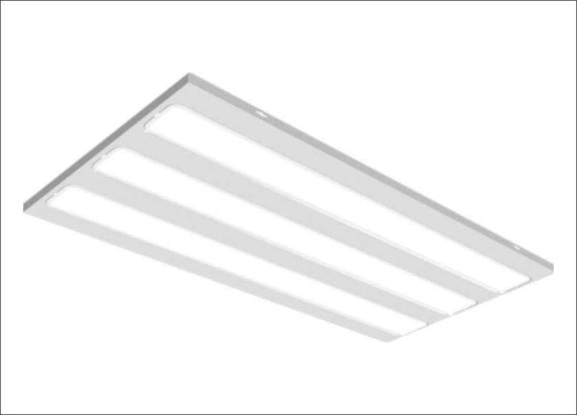 suspended ceiling grid light panels photo - 6