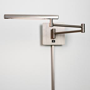 swing arm wall lamp plug in photo - 1