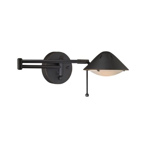 swing arm wall lamp plug in photo - 2