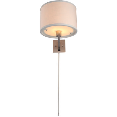 swing arm wall lamp plug in photo - 6