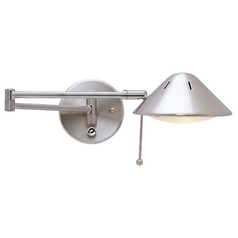 swing arm wall lamp plug in photo - 7