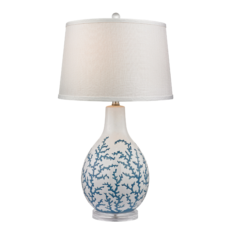 table lamp blue photo - 3