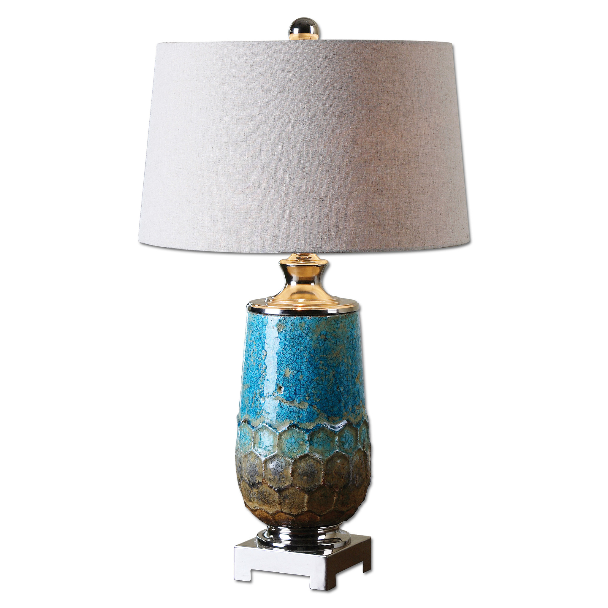 table lamp blue photo - 8