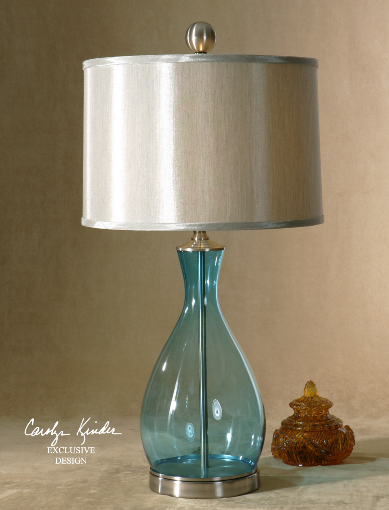 table lamp blue photo - 9