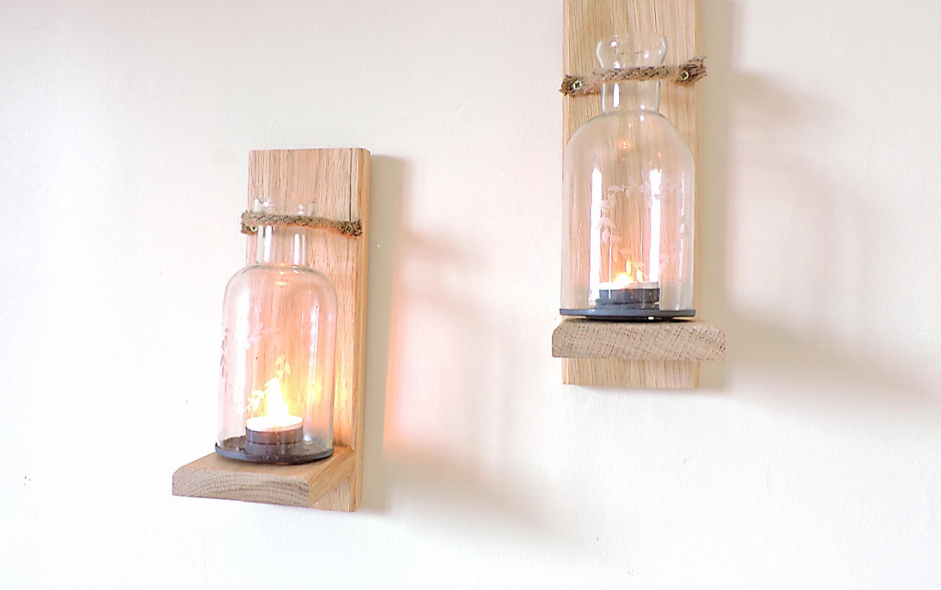 tea light sconces wall photo - 10