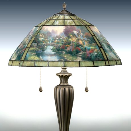 thomas kinkade lamps photo - 5