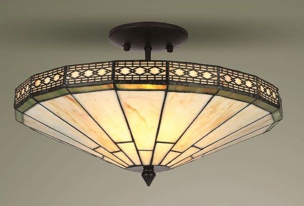 tiffany ceiling lights photo - 2