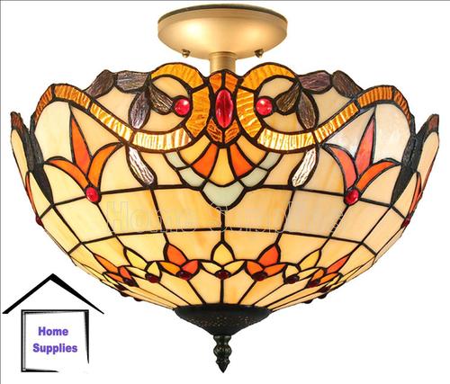 tiffany style ceiling lights photo - 9