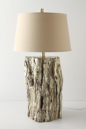 tree stump lamp photo - 5