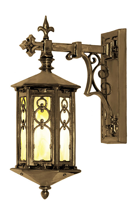 tudor outdoor lighting photo - 3