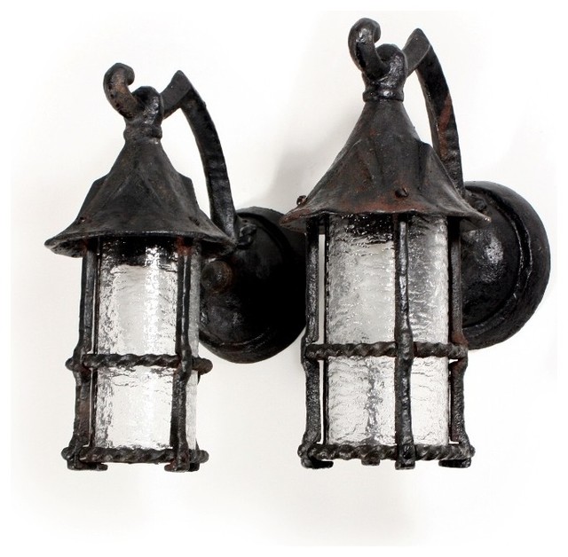 tudor outdoor lighting photo - 4