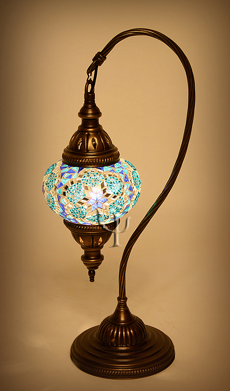 turkish mosaic lamps photo - 1