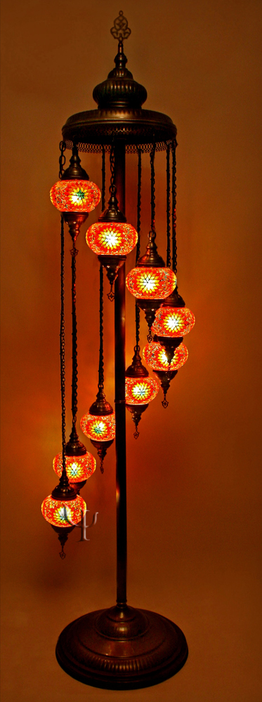 turkish mosaic lamps photo - 6