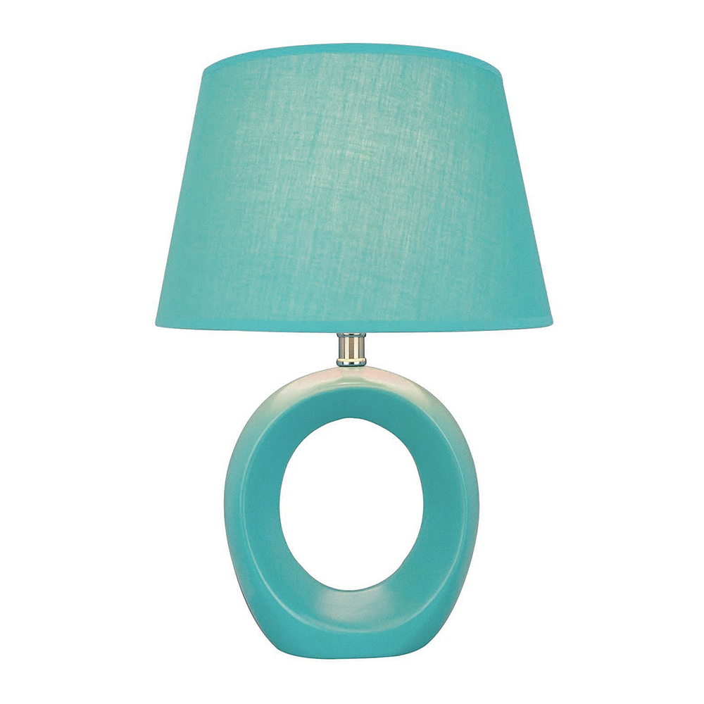 turquoise table lamps photo - 1