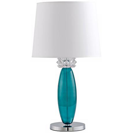 turquoise table lamps photo - 5