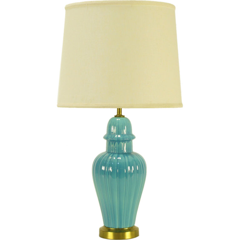 turquoise table lamps photo - 6