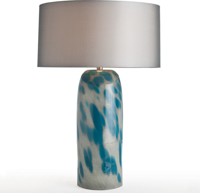 turquoise table lamps photo - 8