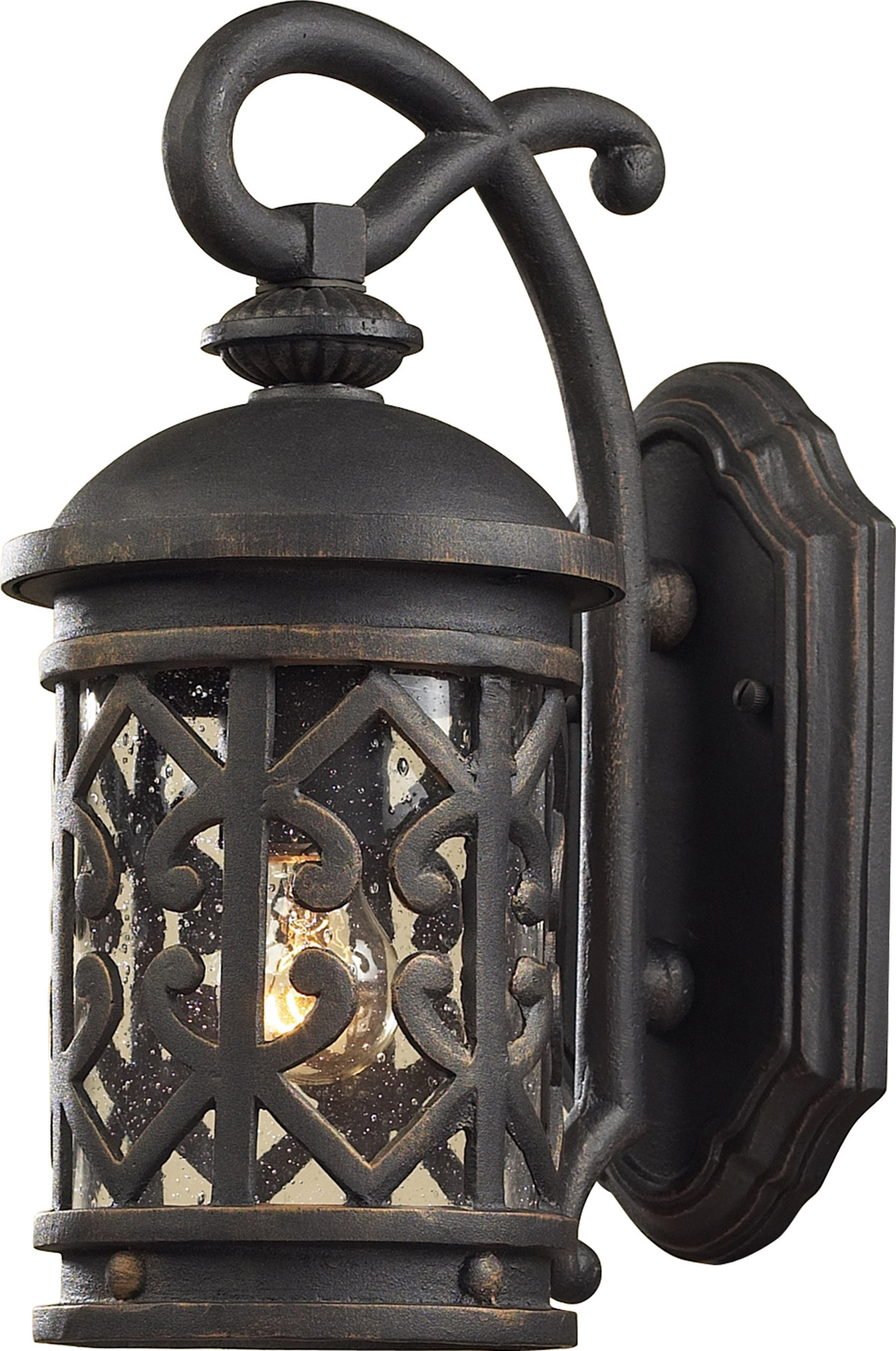 tuscan outdoor lighting photo - 2