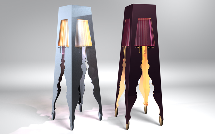 unusual floor lamps photo - 2