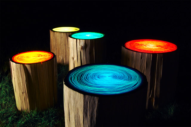 unusual outdoor lighting photo - 7