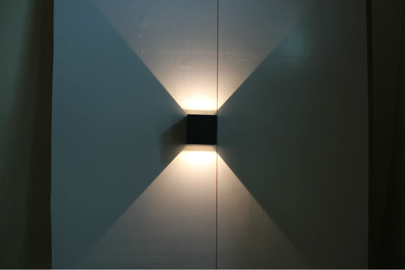 up down led wall light photo - 2