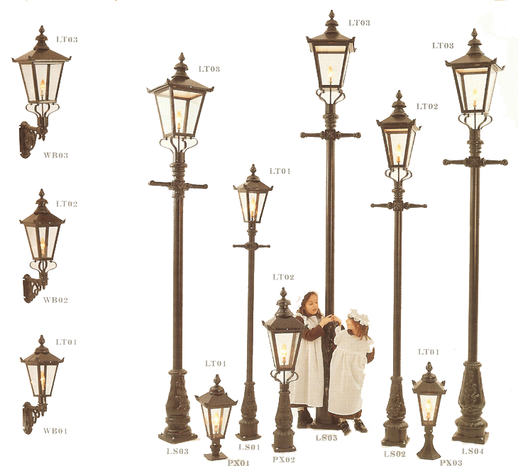 victorian street lamp photo - 2