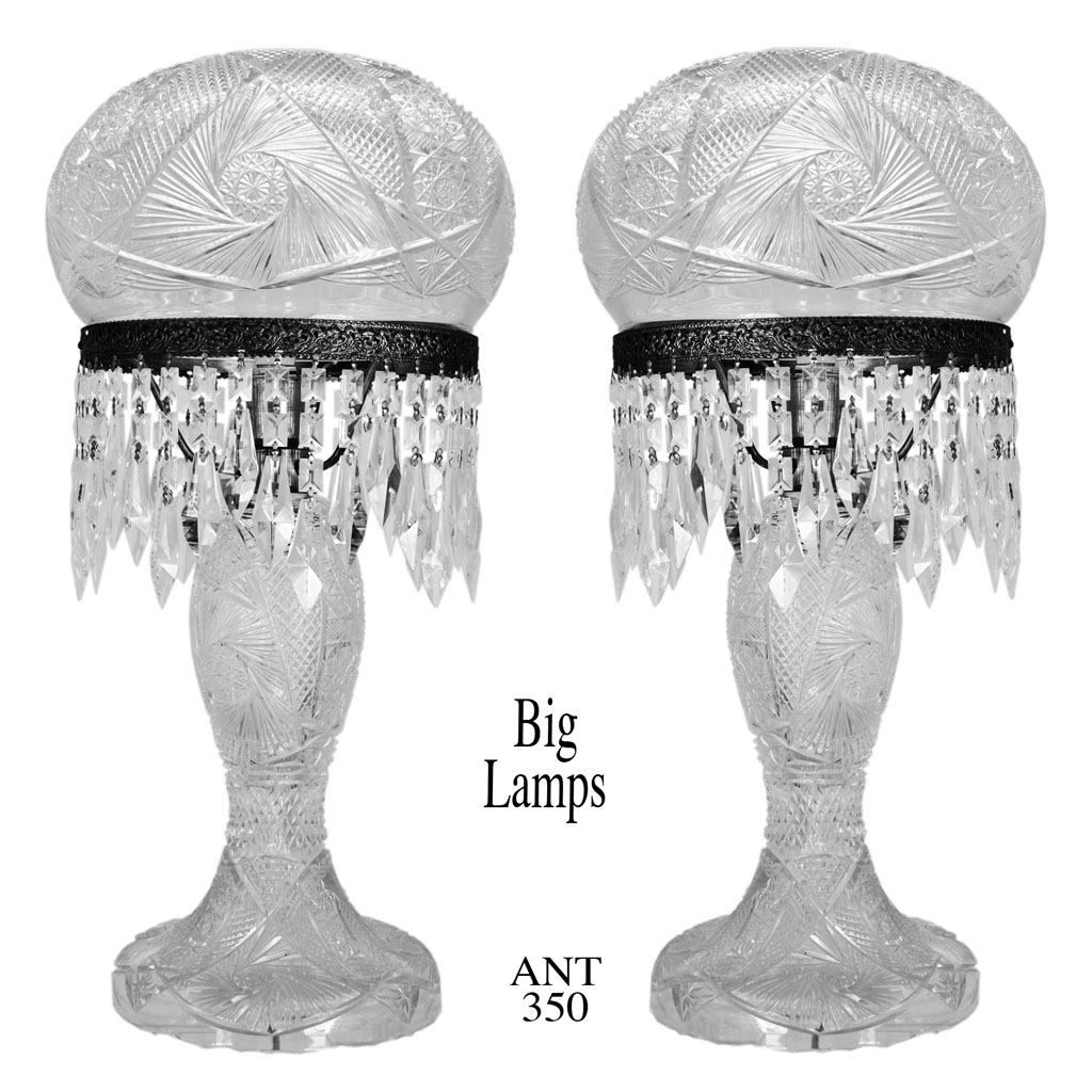 vintage glass lamps photo - 3