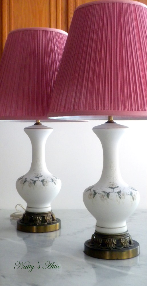 vintage glass lamps photo - 8