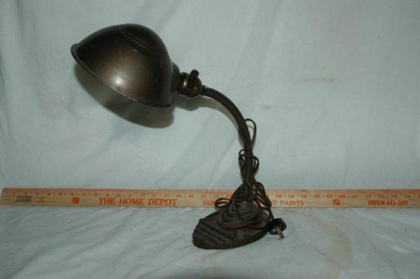 vintage gooseneck lamp photo - 5