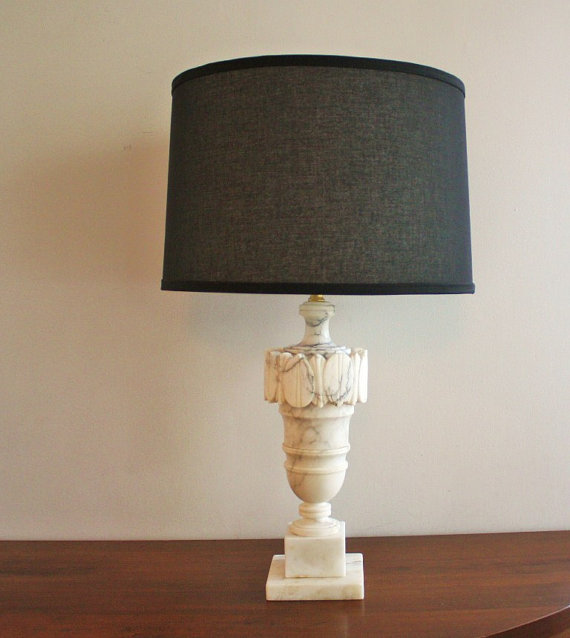 vintage marble lamps photo - 10