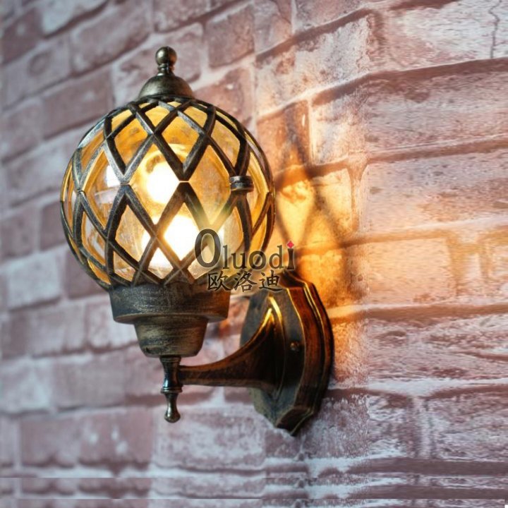 vintage outdoor wall lights photo - 10