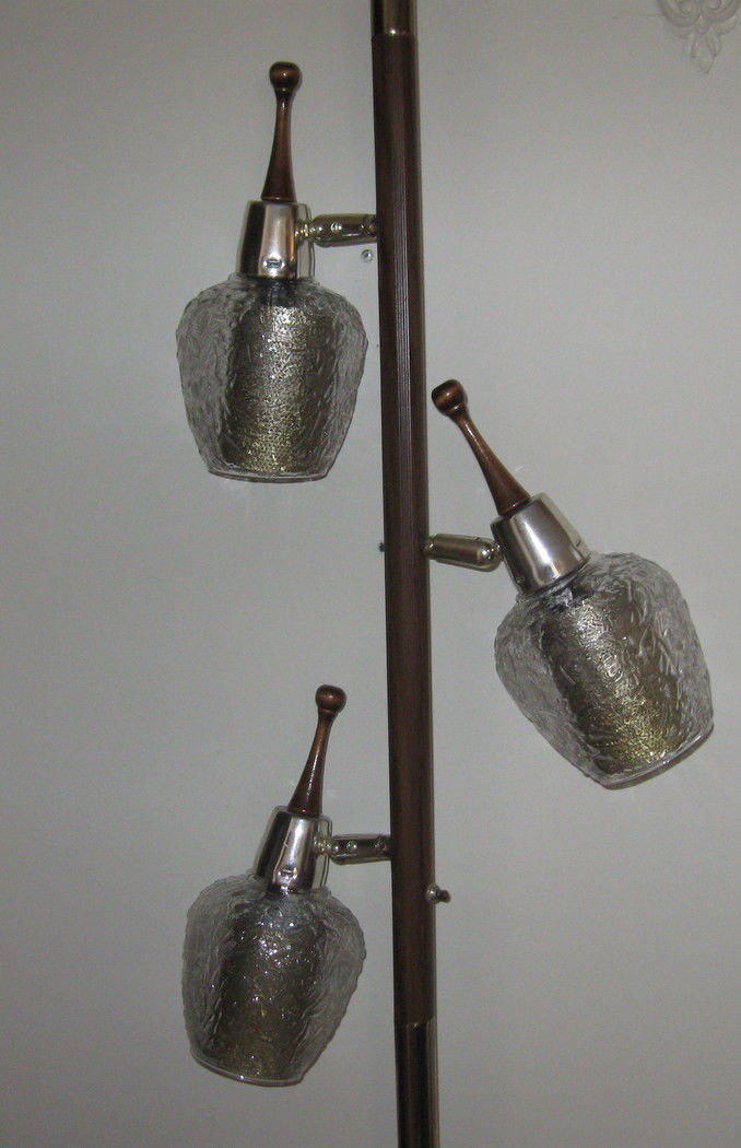 vintage tension pole lamp photo - 9