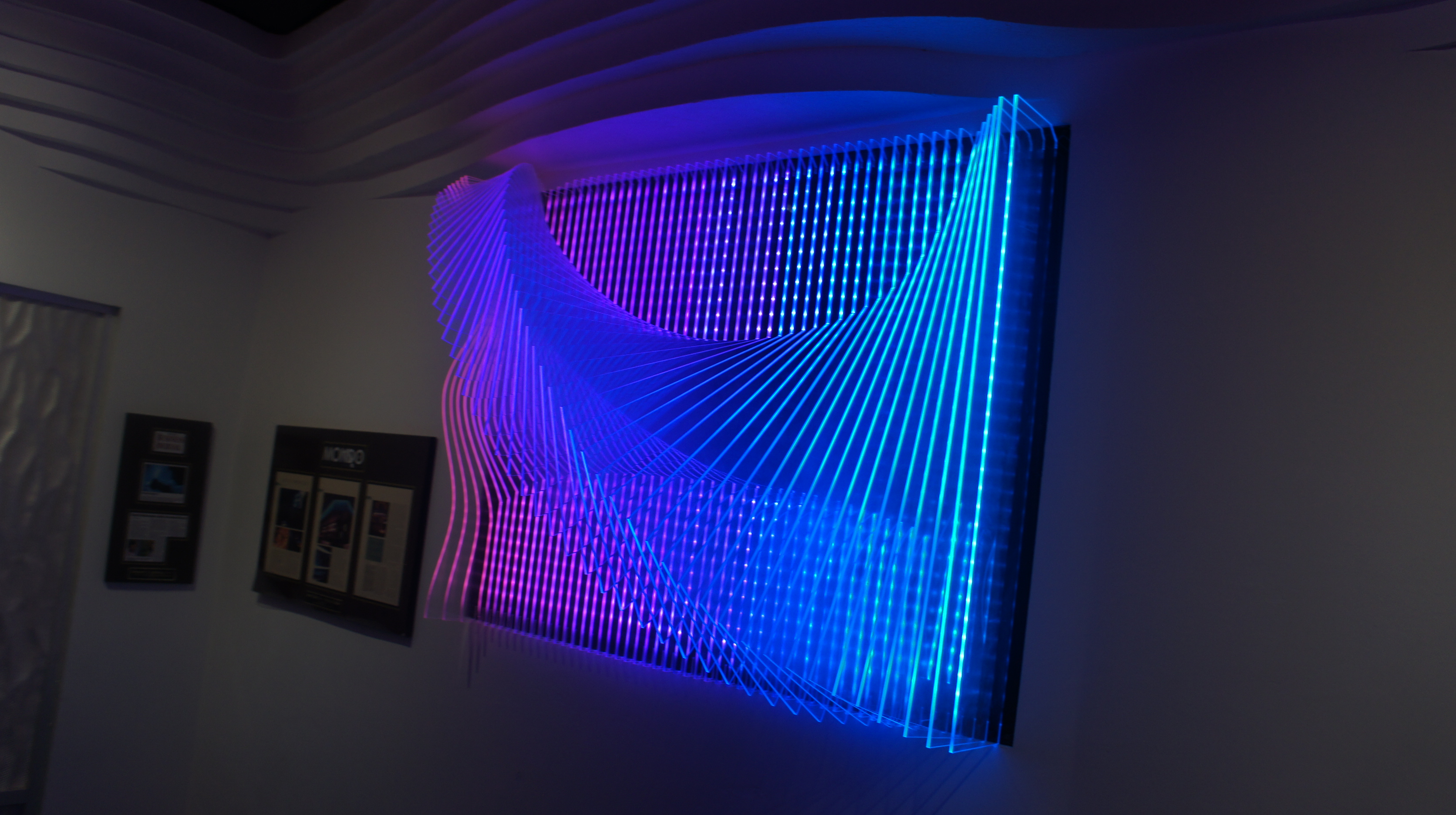 wall art with led lights photo - 3
