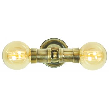 wall lights antique brass photo - 10