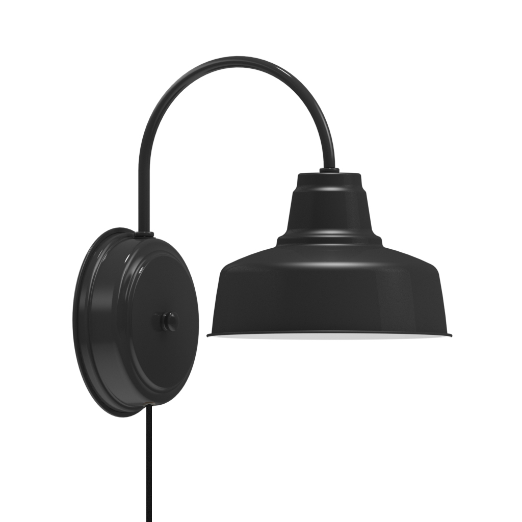 wall mount lamps plug in photo - 7