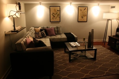 wall mounted lights living room photo - 6