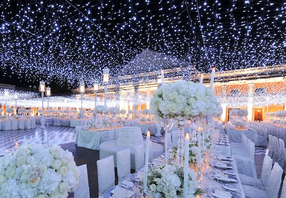 wedding outdoor lights photo - 1