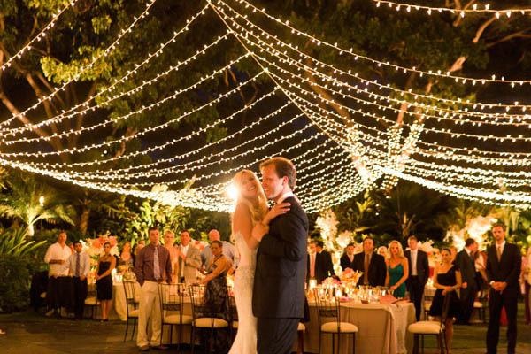 wedding outdoor lights photo - 3