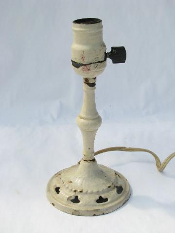 white candlestick lamp photo - 1