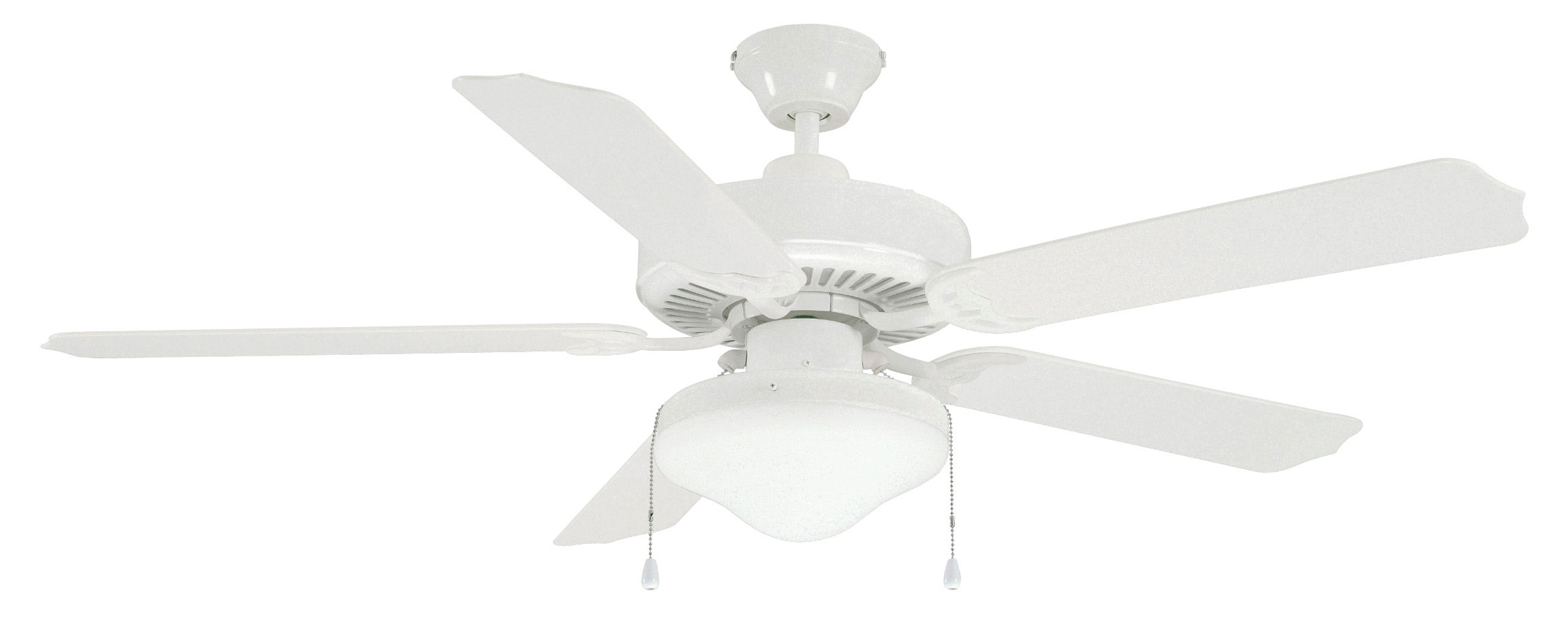 white ceiling fan light photo - 2