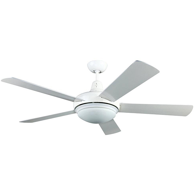 white ceiling fan light photo - 5