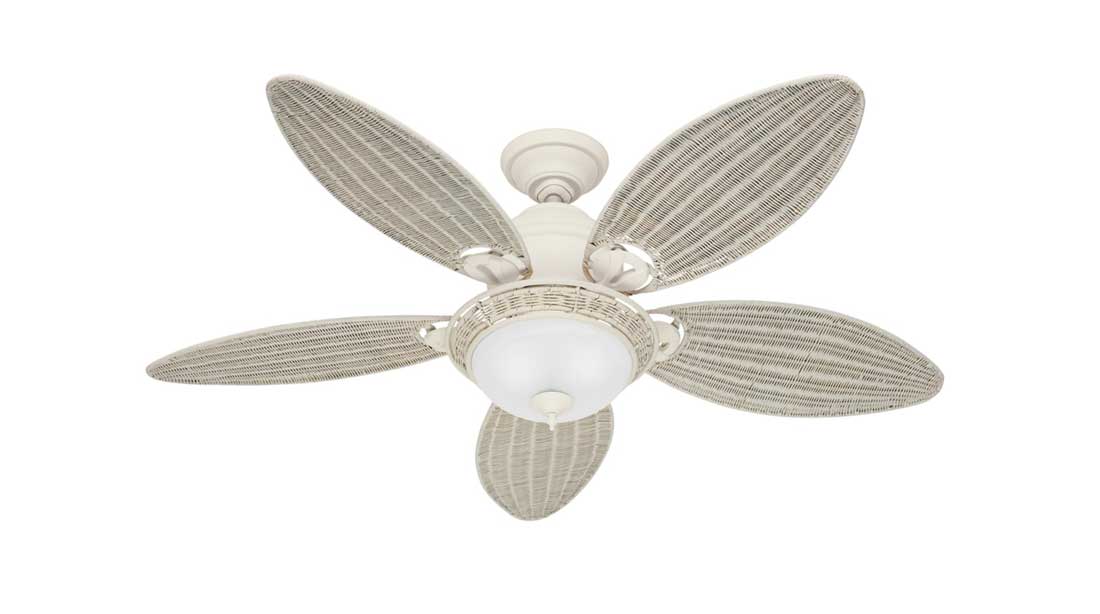 white ceiling fan light photo - 8