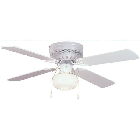 white ceiling fan light kit photo - 6