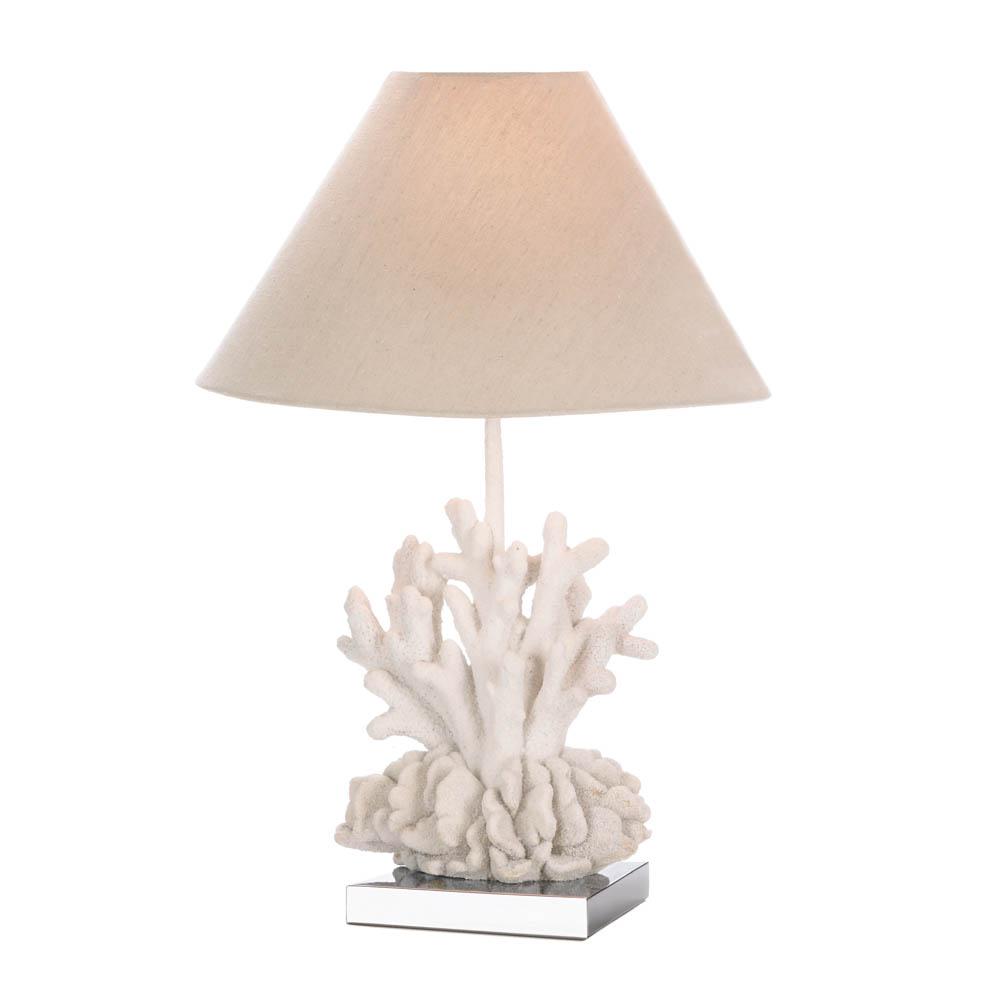 white coral lamp photo - 4