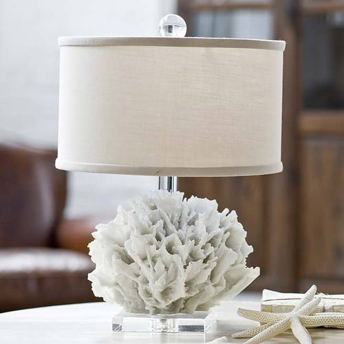 white coral lamp photo - 5